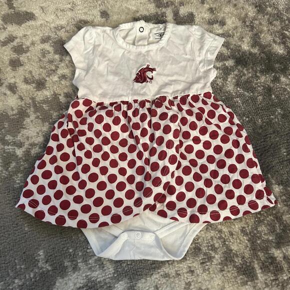 Barb Team Baby Girls Washington State Cougars Dress 12 Months - Picture 1 of 3